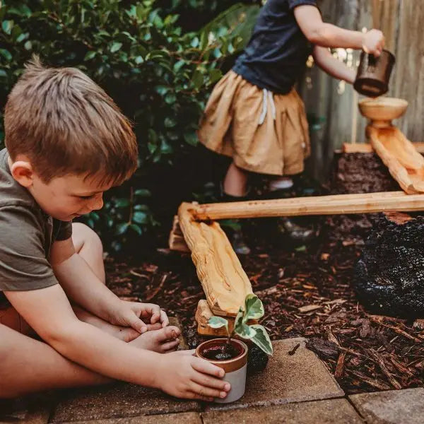 Wooden Water Ways — in classroom water play