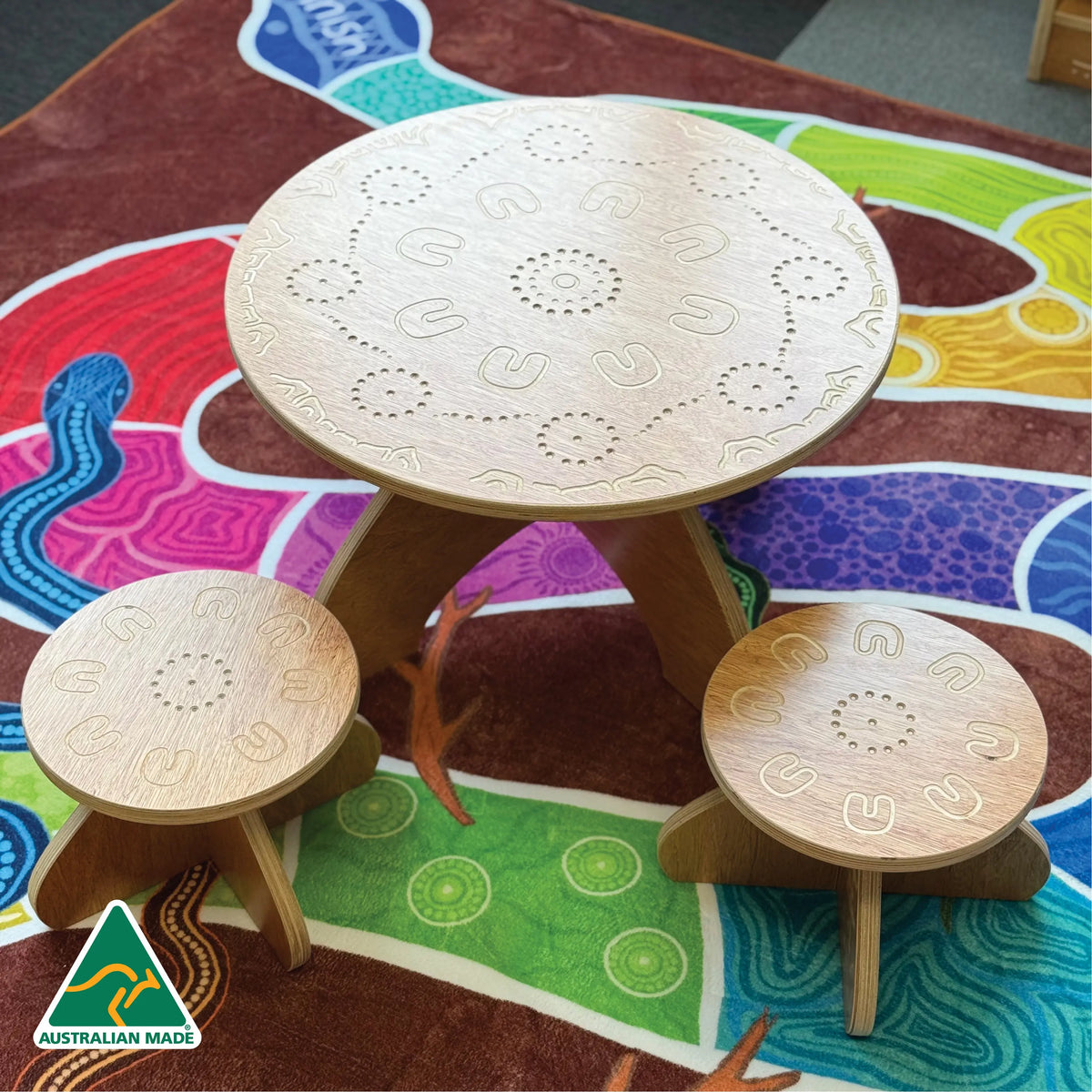 Yarning Circle Table and Stools — fourteenth alternative view