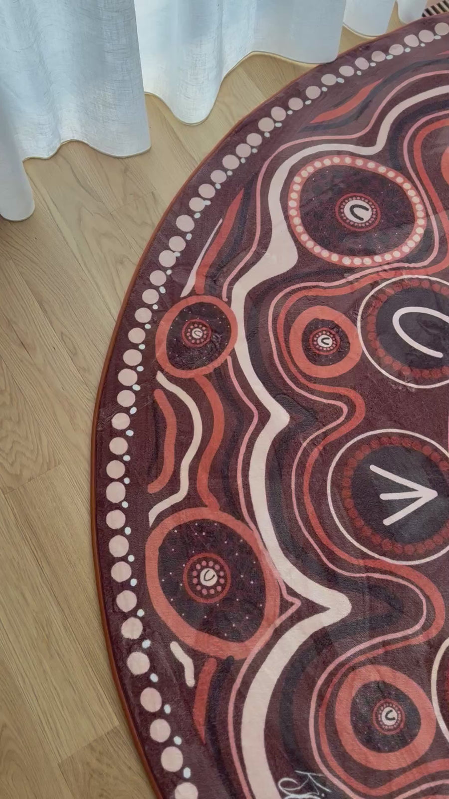Yarning Circle Indigenous Rug
