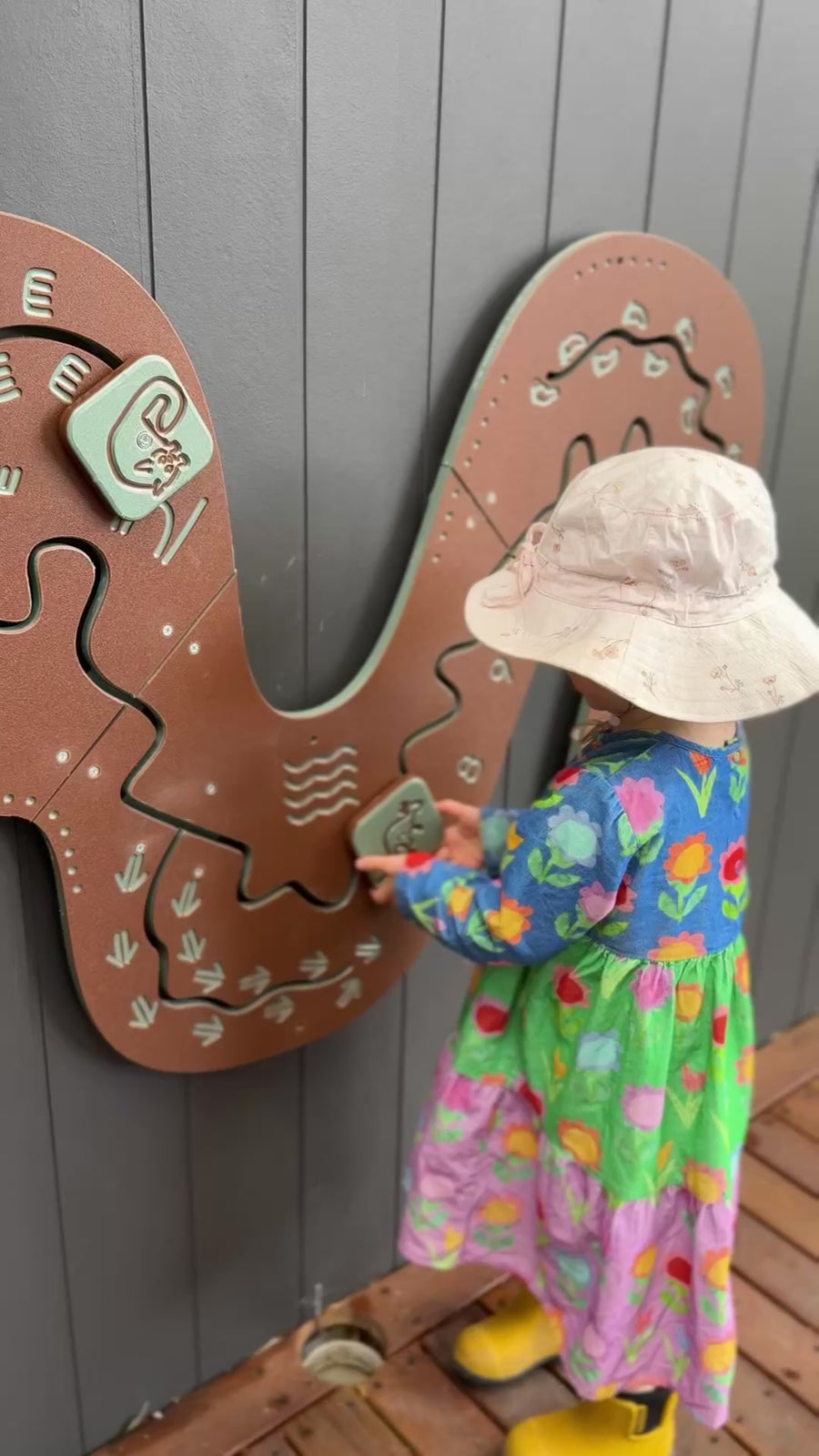Rainbow Serpent OUTDOOR Wall Game