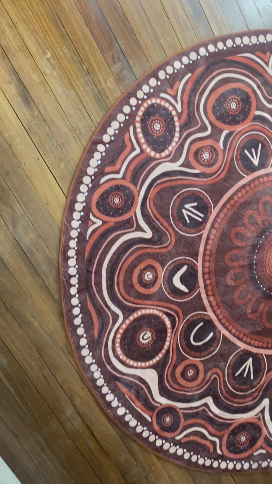 Yarning Circle Indigenous Rug