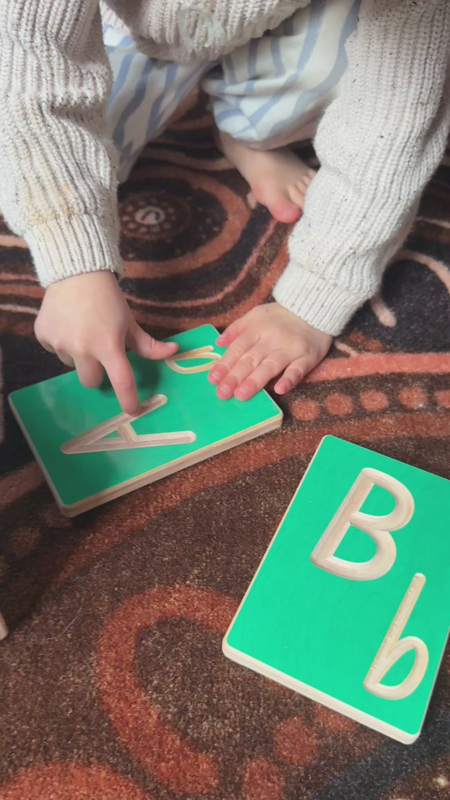 Finger Tracing Alphabet Cards