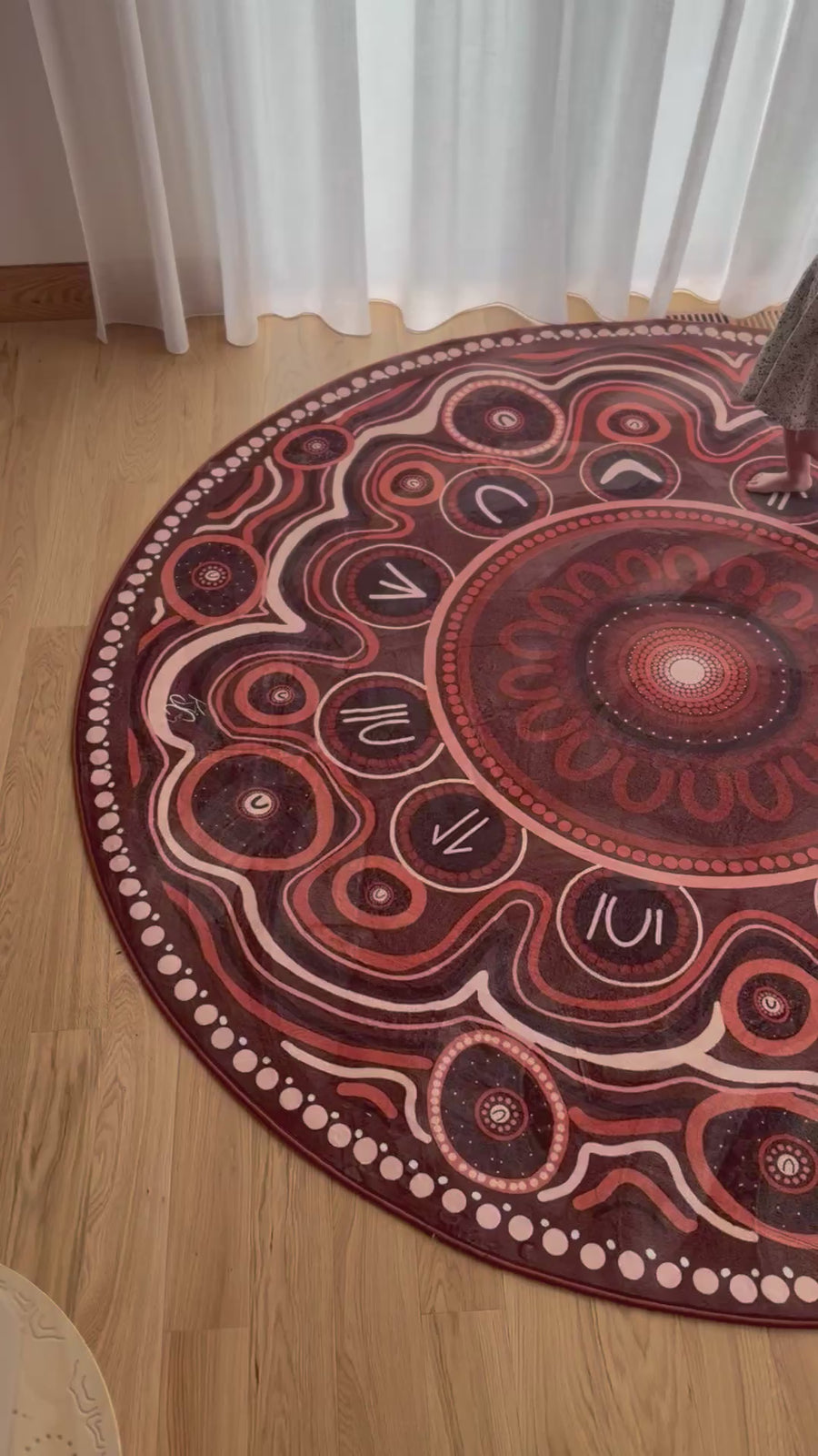 Yarning Circle Indigenous Rug