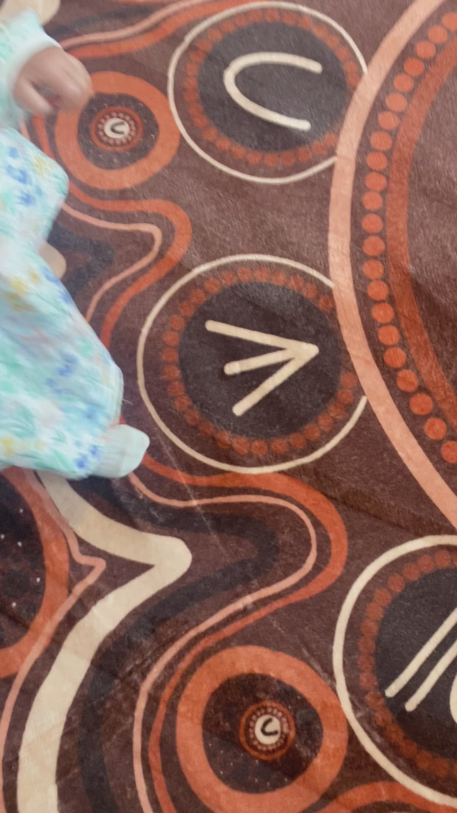Yarning Circle Indigenous Rug