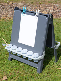 Outdoor Double-Sided Painting Easel for Toddlers