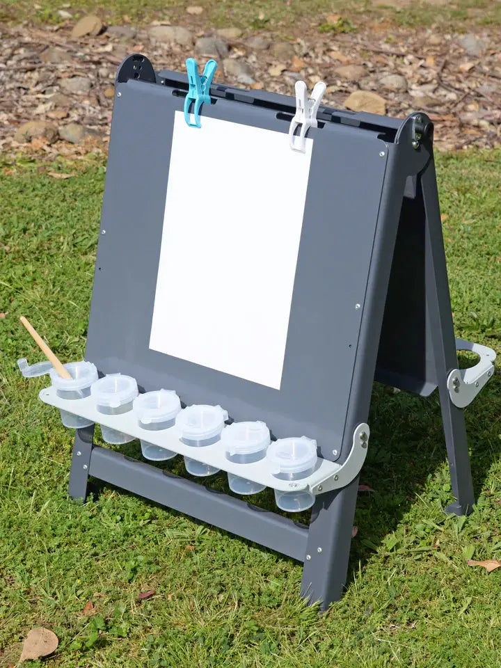 Outdoor Double-Sided Painting Easel for Toddlers — Australian-made outdoor double-sided toddler easel for early years art
