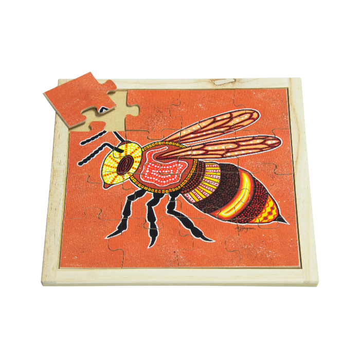Aboriginal Bee Square Puzzle