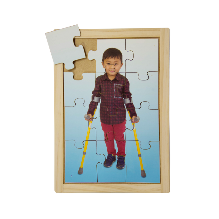 Boy with Crutches Puzzle
