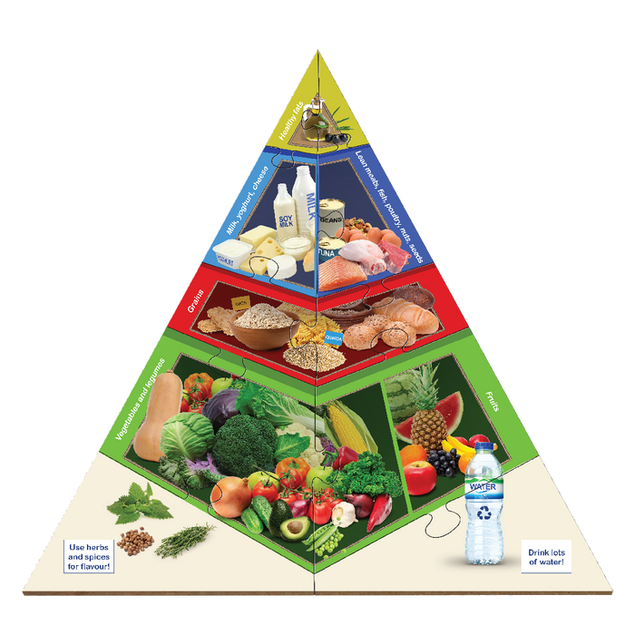 Large Food Pyramid Floor Puzzle