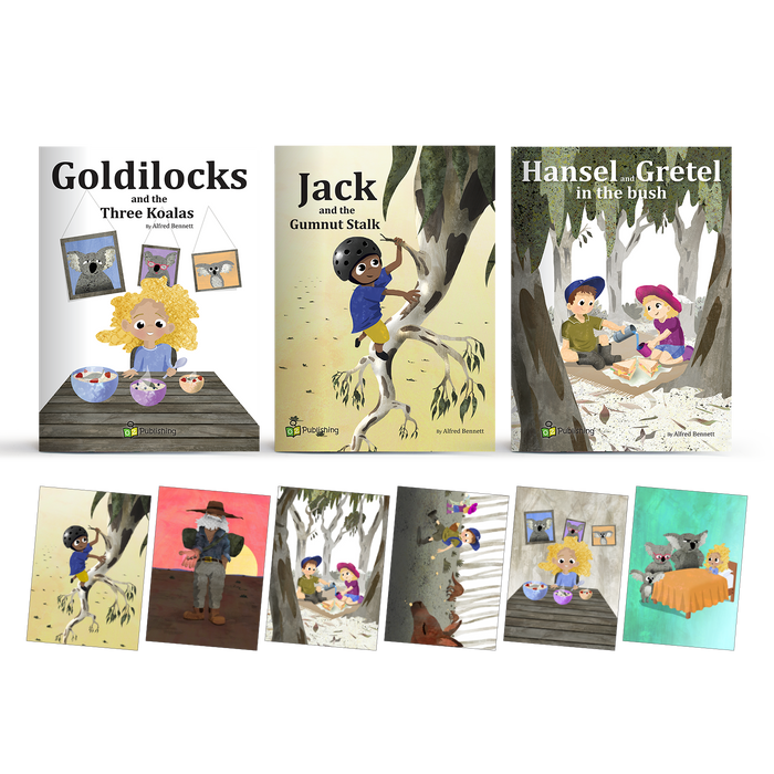 Outback Fairy Tale Big Book Set of 3 - With 6 FREE 'Outback Tales' Posters